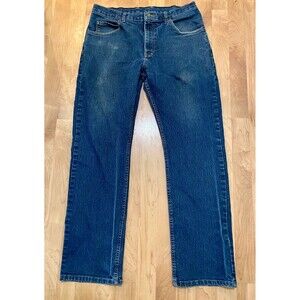 Dickies men’s Denim blue dark Wash straight leg jeans size 34/30